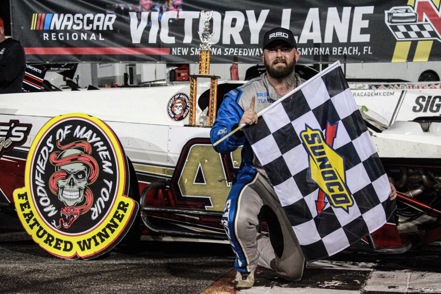 Stickler Opens 2026 Modifieds of Mayhem Season with World Series Triumph