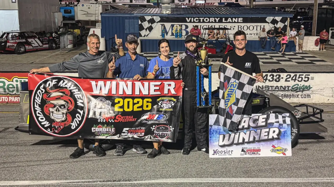 Derrick Griffin Goes Back-to-Back in Modifieds of Mayhem Competition in Pensacola